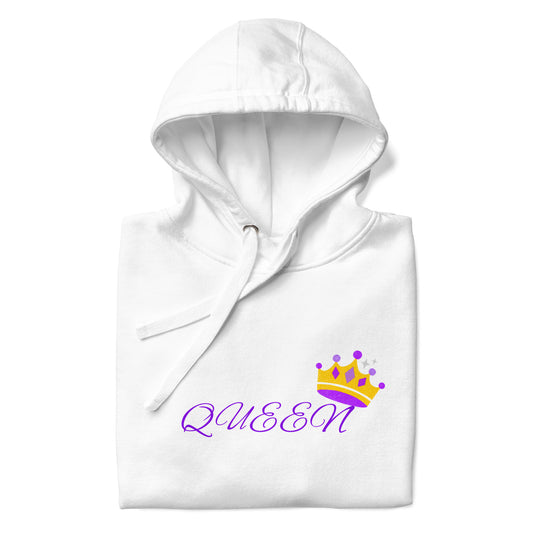 Rule in Style: Queen Hoodie - Empower Your Wardrobe with Royalty!