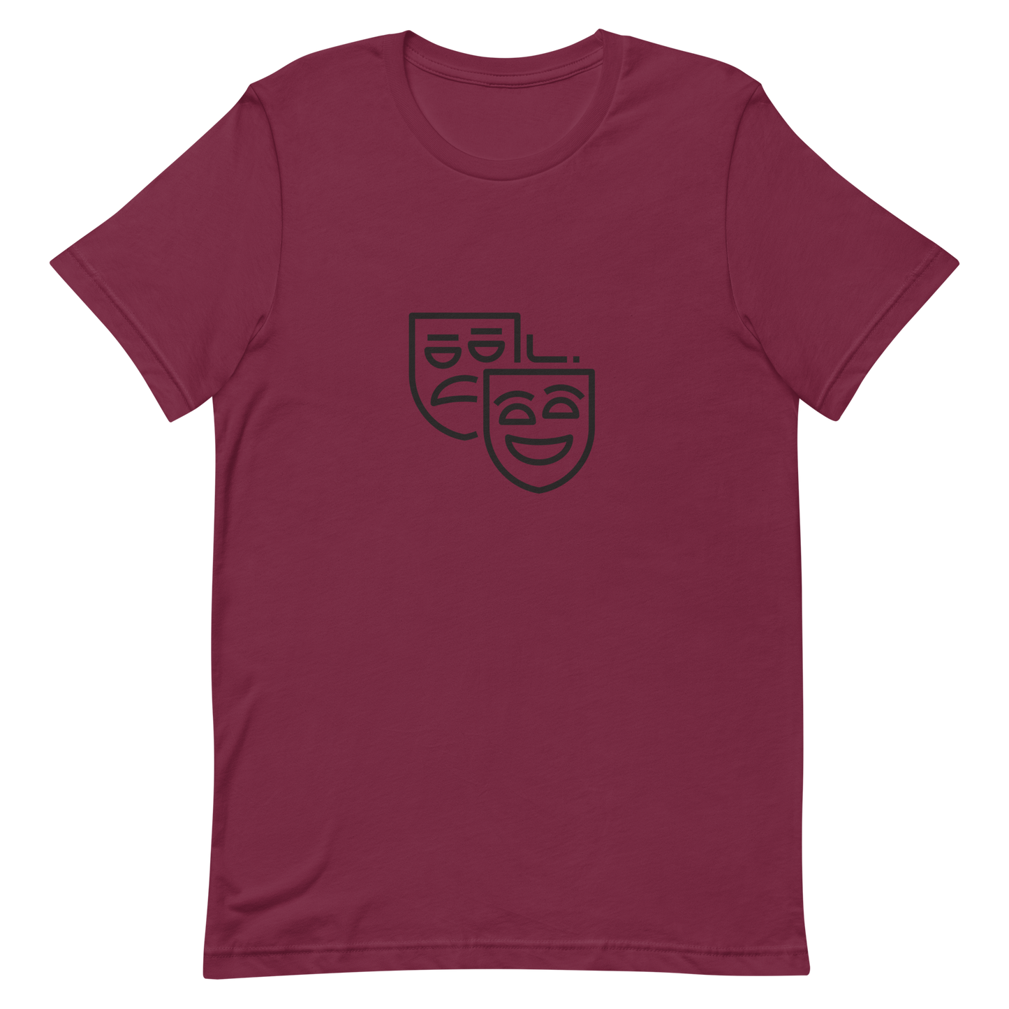 Express Your Mood: Sad or Happy Face Unisex T-Shirt - Wear Your Emotions with Style!