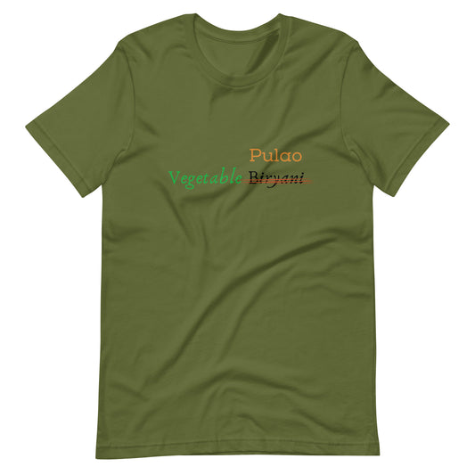 Printed Unisex Tshirt - Vegetable Pulao
