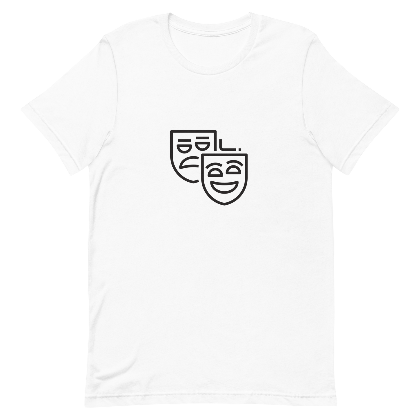 Express Your Mood: Sad or Happy Face Unisex T-Shirt - Wear Your Emotions with Style!