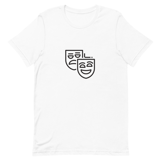 Express Your Mood: Sad or Happy Face Unisex T-Shirt - Wear Your Emotions with Style!