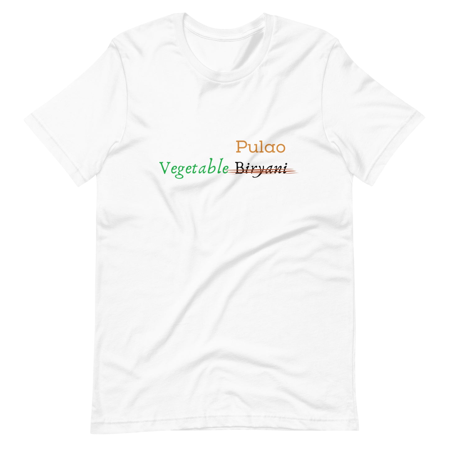 Printed Unisex Tshirt - Vegetable Pulao