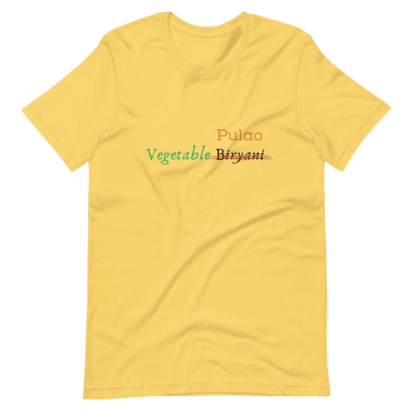 Printed Unisex Tshirt - Vegetable Pulao