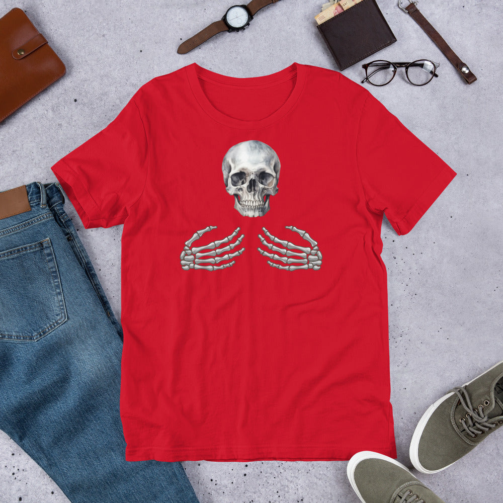 Embrace the Spooky Spirit: Halloween Hands T-Shirt - Creepy Cool Fashion Statement