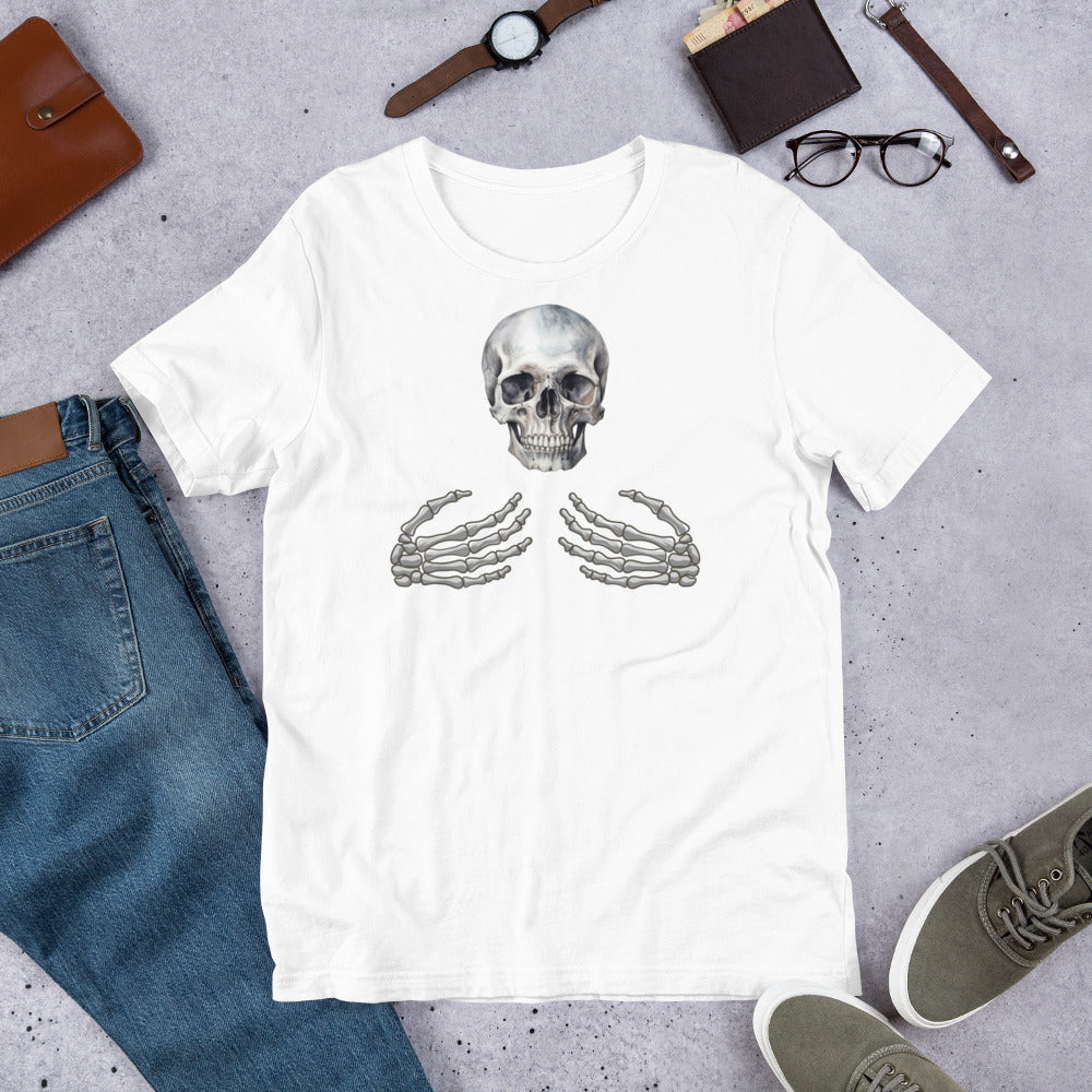 Embrace the Spooky Spirit: Halloween Hands T-Shirt - Creepy Cool Fashion Statement