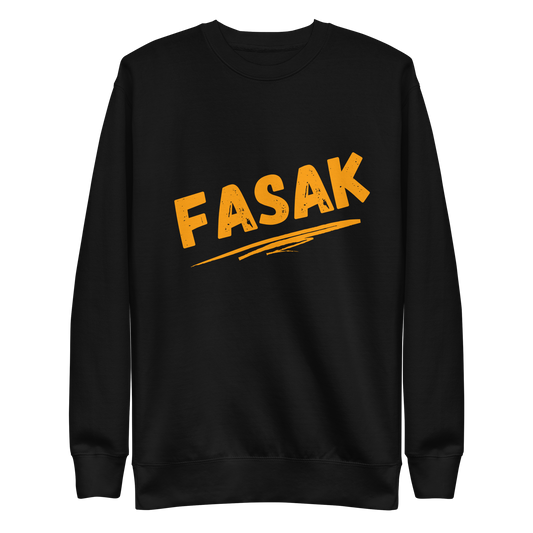 Elevate Your Wardrobe: Fasak Printed Unisex Sweatshirt - Stylish Comfort for Every Occasion