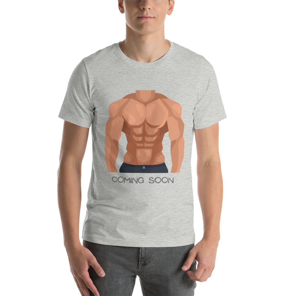 Unveil Your Abs: Six Pack Coming Soon T-Shirt - Get Ready to Flex in Style!