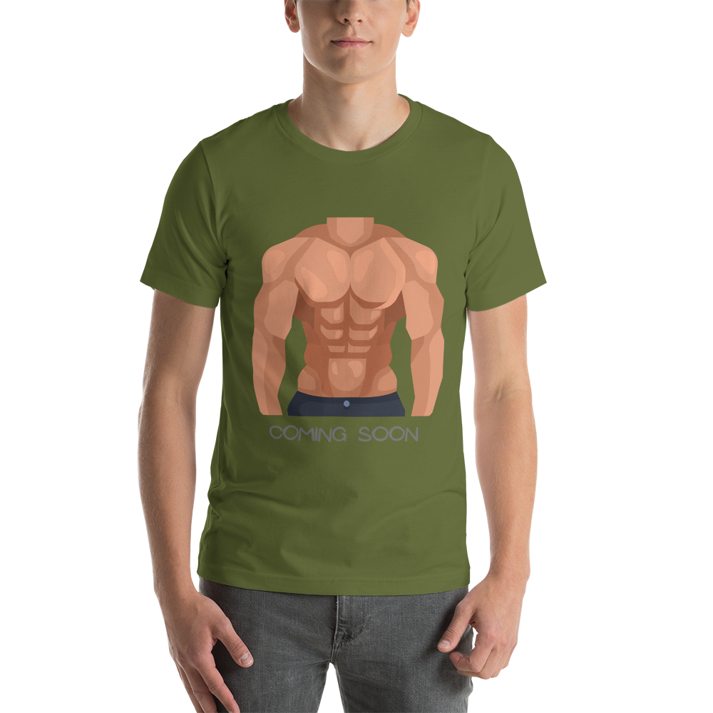 Unveil Your Abs: Six Pack Coming Soon T-Shirt - Get Ready to Flex in Style!