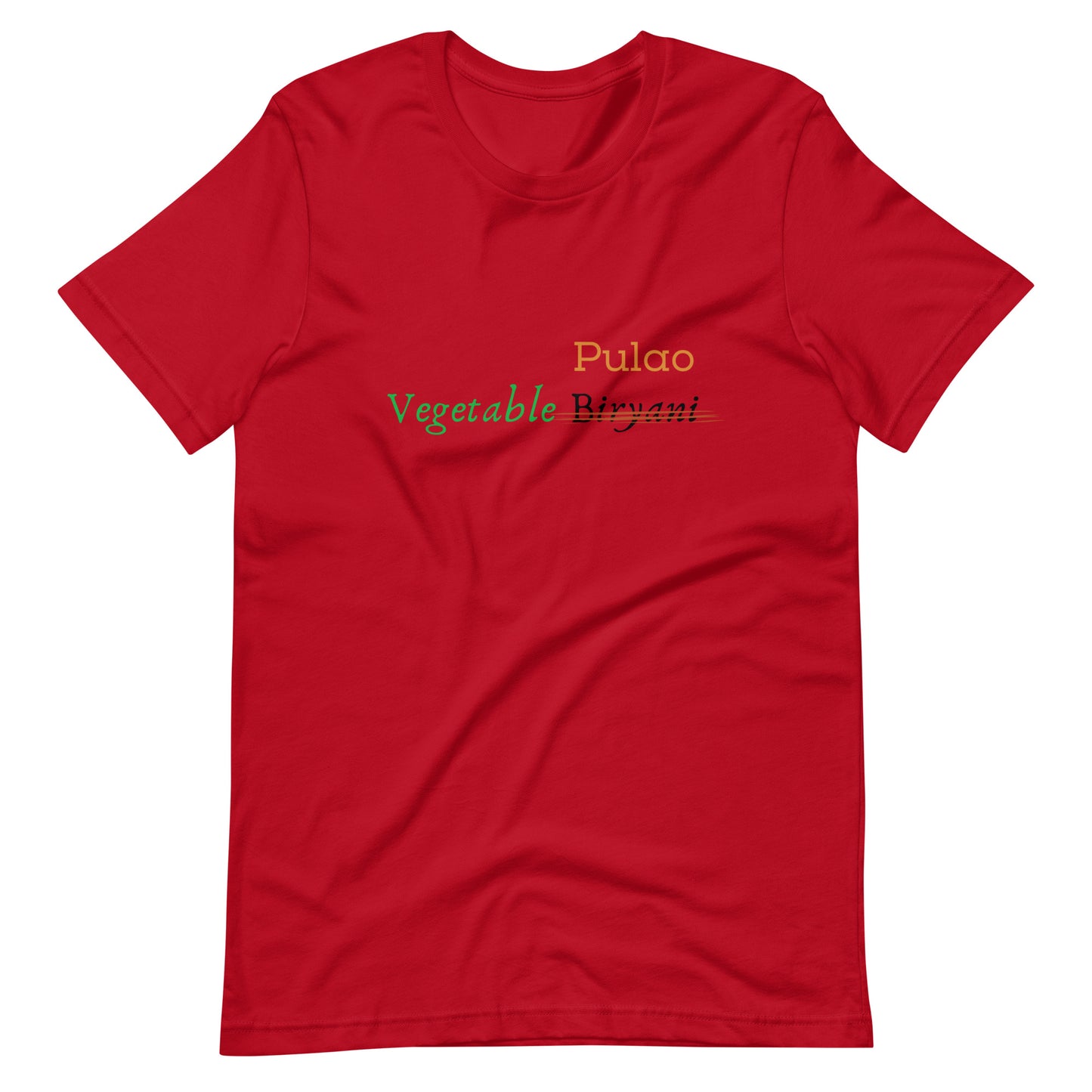 Printed Unisex Tshirt - Vegetable Pulao